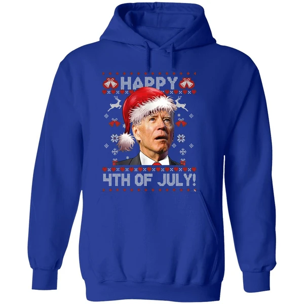 Joe B Den Happy 4th Of July Christmas Hoodie - Image 7