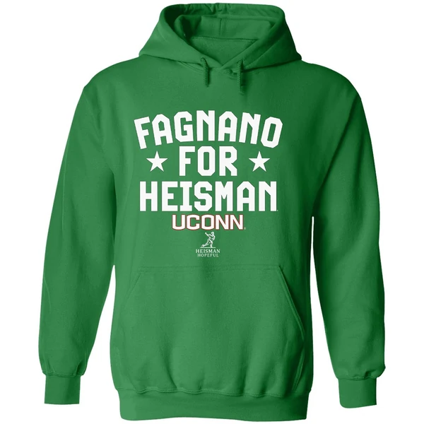 Joe Fagnano For Heisman Uconn Huskies Football Hoodie - Image 2