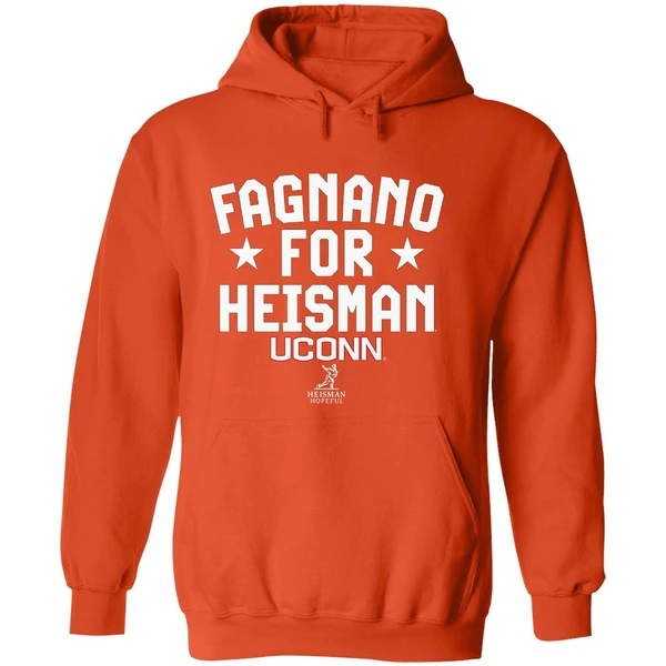 Joe Fagnano For Heisman Uconn Huskies Football Hoodie - Image 6
