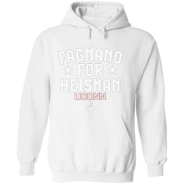 Joe Fagnano For Heisman Uconn Huskies Football Hoodie - Image 8