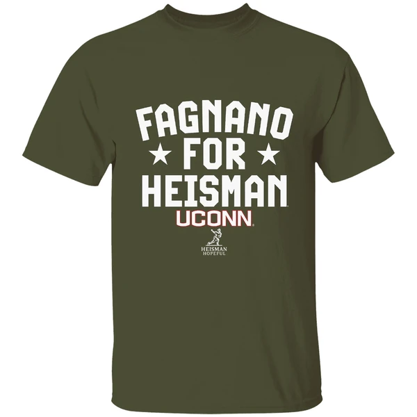 Joe Fagnano For Heisman Uconn Huskies Football Shirt - Image 3