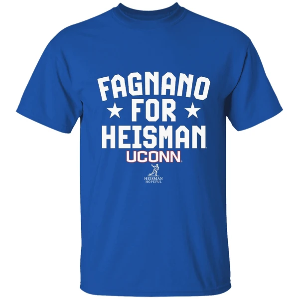 Joe Fagnano For Heisman Uconn Huskies Football Shirt - Image 7
