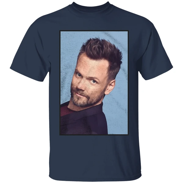 joel mchale photo shirt navy