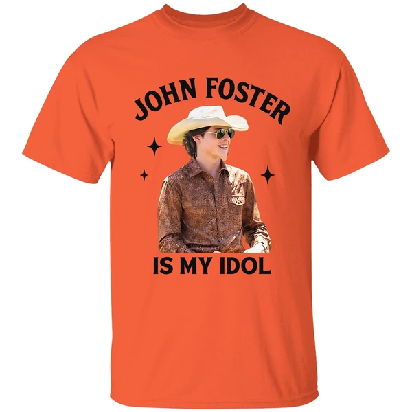 john foster is my idol shirt orange