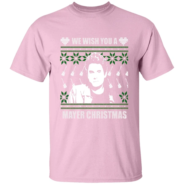 John Mayer We Wish You A Mayer Christmas Shirt - Image 3