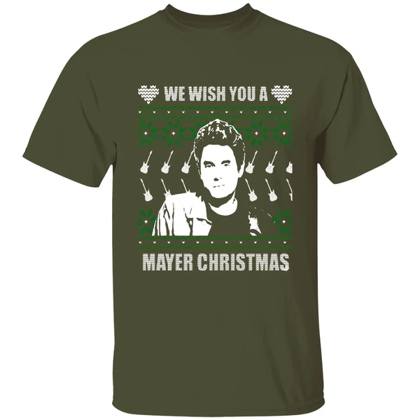 John Mayer We Wish You A Mayer Christmas Shirt - Image 4