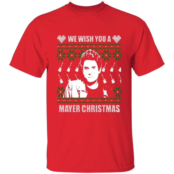 John Mayer We Wish You A Mayer Christmas Shirt - Image 7