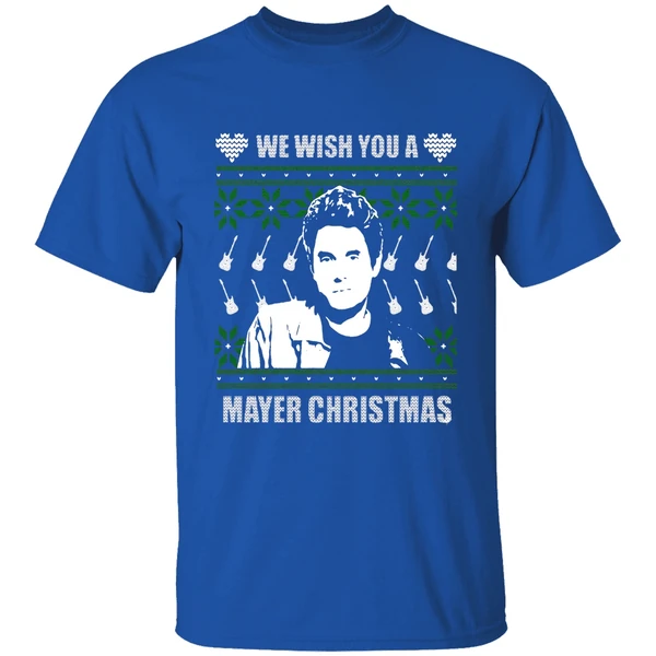 John Mayer We Wish You A Mayer Christmas Shirt - Image 8