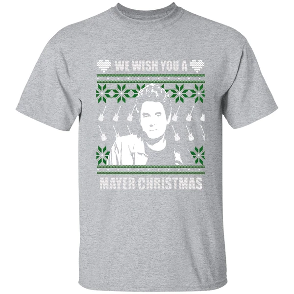 John Mayer We Wish You A Mayer Christmas Shirt - Image 9
