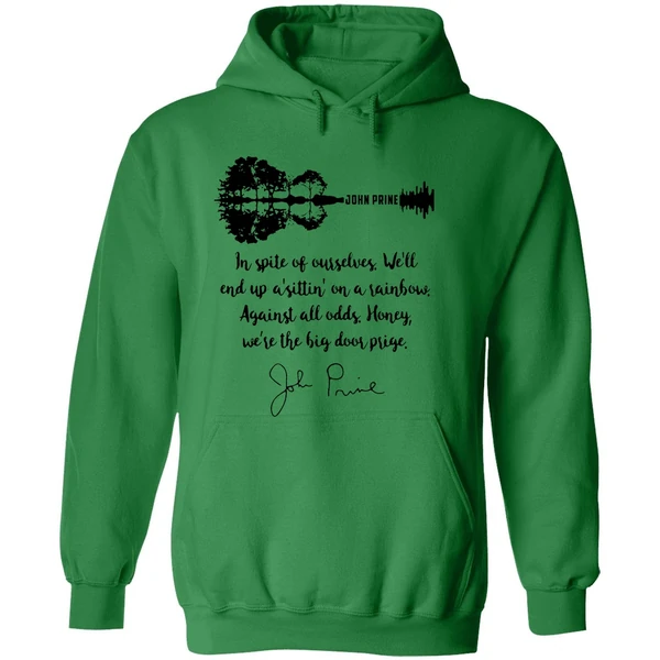John Prine In Spite Of Ourselves Guitar Signature Hoodie - Image 2