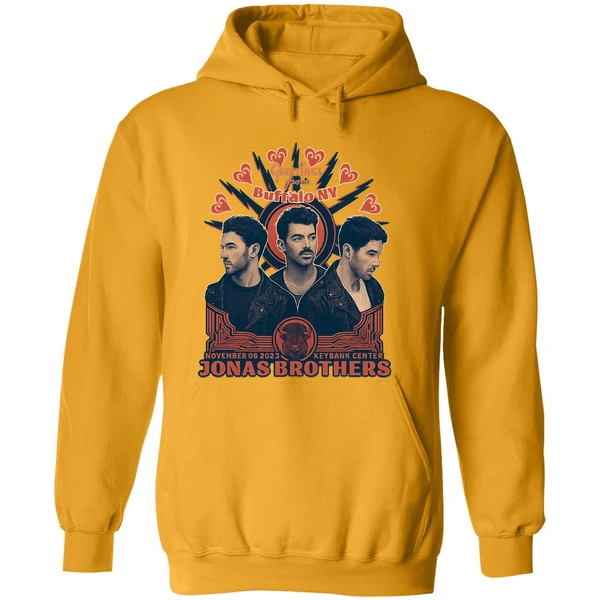Jonas Brothers Greetings From Your Hometown Buffalo Ny Two Sided Hoodie