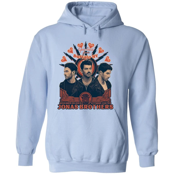 Jonas Brothers Greetings From Your Hometown Buffalo Ny Two Sided Hoodie - Image 4
