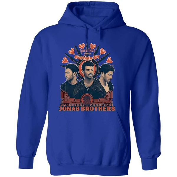 Jonas Brothers Greetings From Your Hometown Buffalo Ny Two Sided Hoodie - Image 7