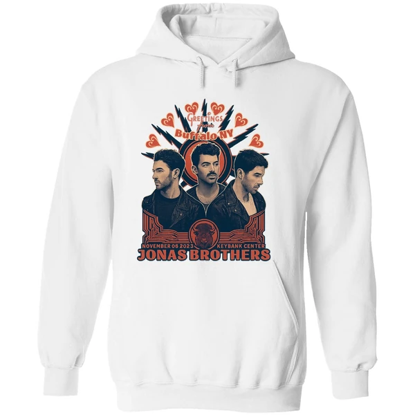 Jonas Brothers Greetings From Your Hometown Buffalo Ny Two Sided Hoodie - Image 8