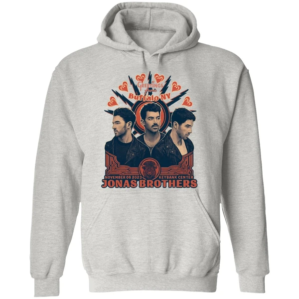 Jonas Brothers Greetings From Your Hometown Buffalo Ny Two Sided Hoodie - Image 9
