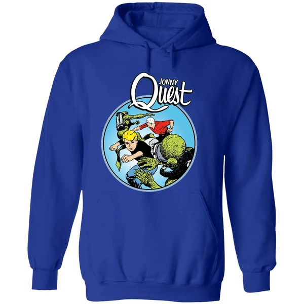 Jonny Quest Lizardmen Characters Hoodie - Image 7