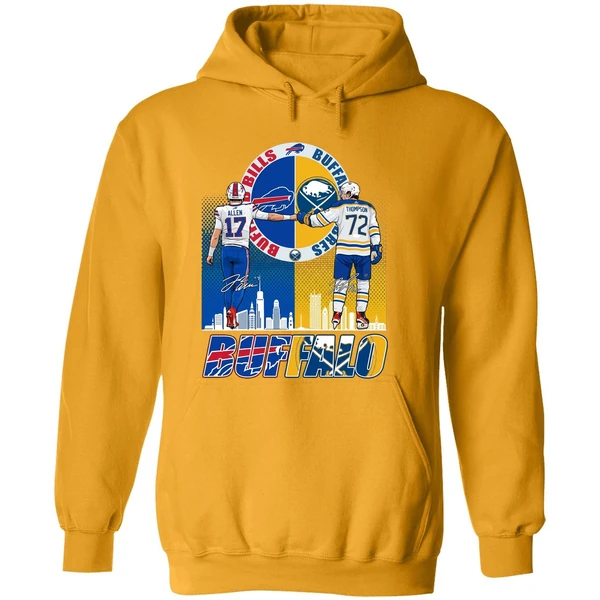 Josh Allen And Tage Thompson Buffalo 2026 Hoodie