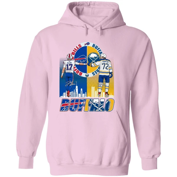 Josh Allen And Tage Thompson Buffalo 2026 Hoodie - Image 5