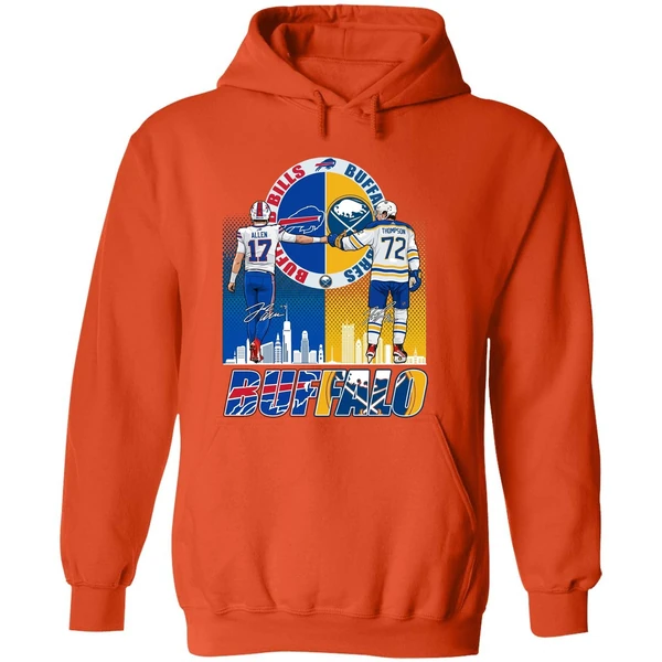 Josh Allen And Tage Thompson Buffalo 2026 Hoodie - Image 6