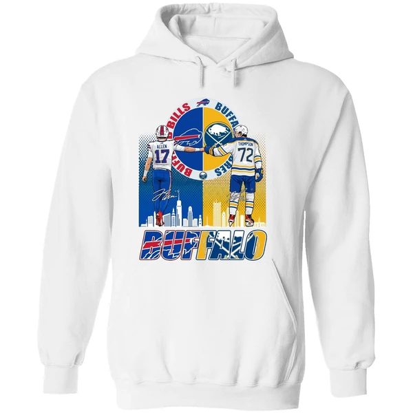 Josh Allen And Tage Thompson Buffalo 2026 Hoodie - Image 8