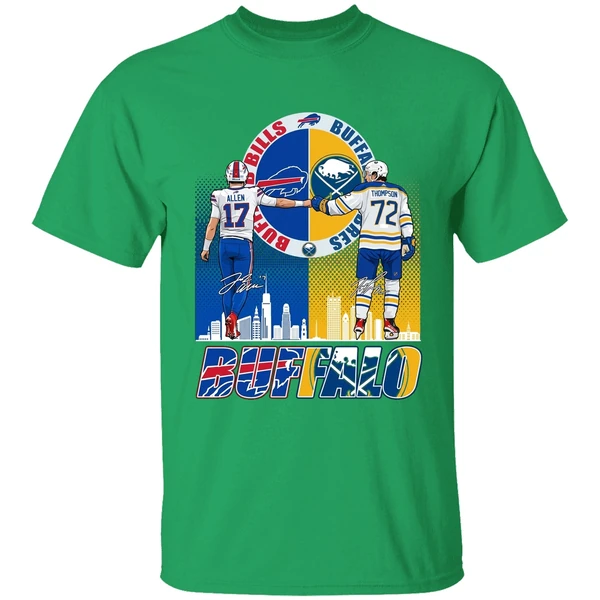 Josh Allen And Tage Thompson Buffalo 2026 Shirt - Image 2