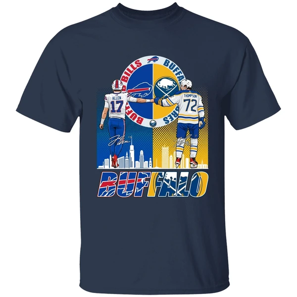 Josh Allen And Tage Thompson Buffalo 2026 Shirt - Image 5
