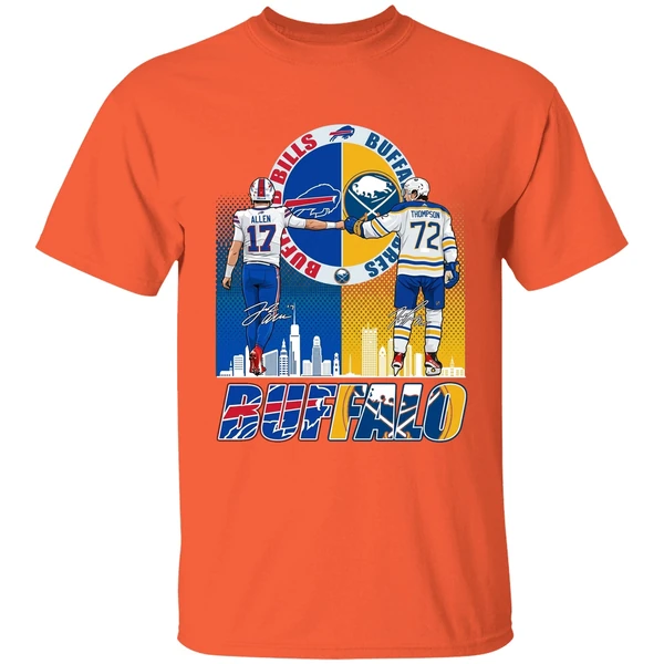Josh Allen And Tage Thompson Buffalo 2026 Shirt - Image 6
