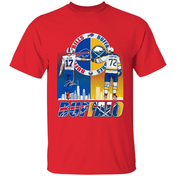 Josh Allen And Tage Thompson Buffalo 2026 Shirt - Image 7
