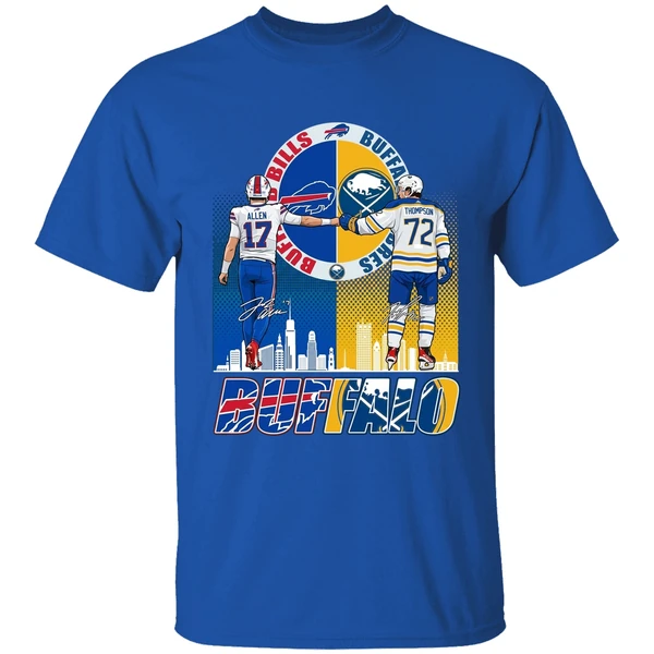 Josh Allen And Tage Thompson Buffalo 2026 Shirt - Image 8