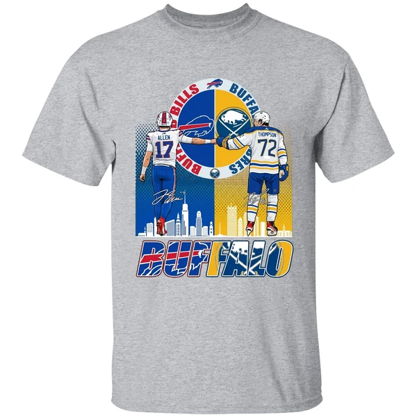 Josh Allen And Tage Thompson Buffalo 2026 Shirt - Image 9
