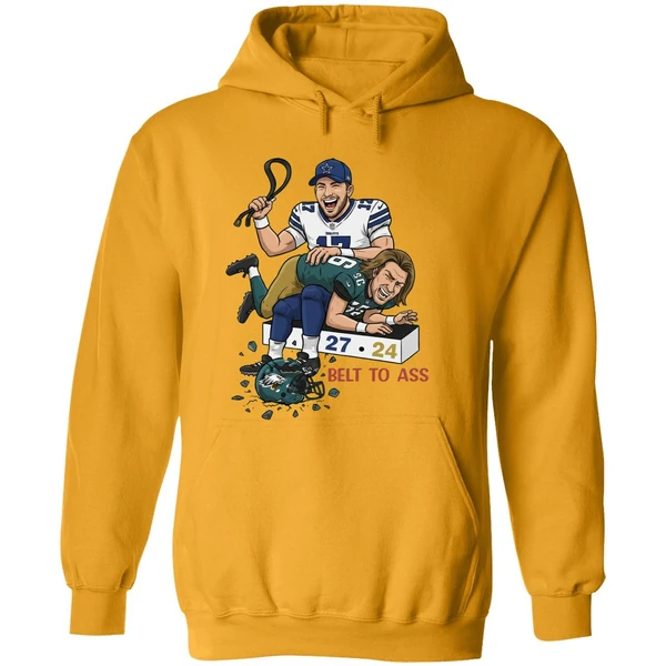 Josh Allen Belt To Ass Trevor Lawrence 27 24 Hoodie