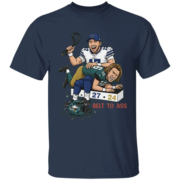 josh allen belt to ass trevor lawrence 27 24 shirt navy