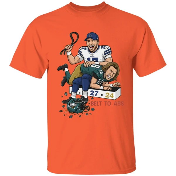 Josh Allen Belt To Ass Trevor Lawrence 27 24 Shirt - Image 6