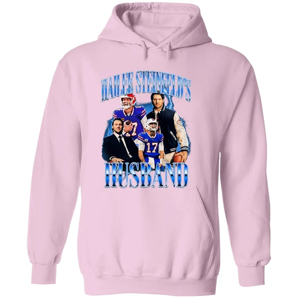 Josh Allen Buffalo Bills Hailee Steinfelds Husband Vintage Hoodie - Image 5