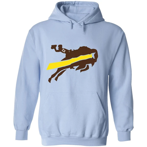 Josh Allen Buffalo Bills Wyoming Logo Hoodie - Image 4