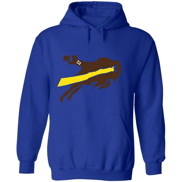 Josh Allen Buffalo Bills Wyoming Logo Hoodie - Image 7