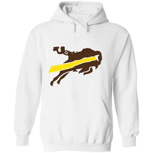 Josh Allen Buffalo Bills Wyoming Logo Hoodie - Image 8