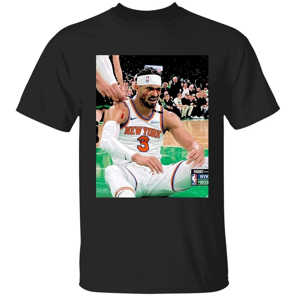 Josh Hart After Getting Elbowed In The Face Blood New York Knicks Vs Boston Celtics Shirt