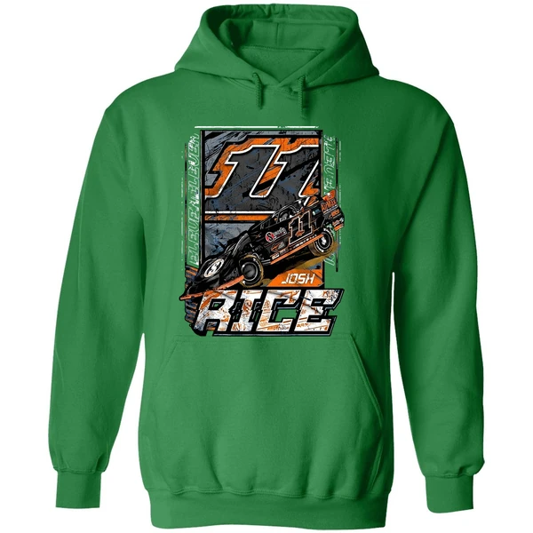 Josh Rice 11 High Speed Racing Hoodie - Image 2
