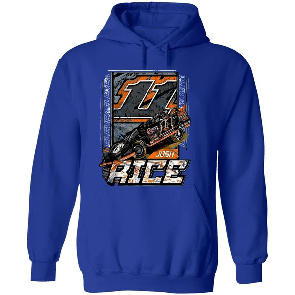 Josh Rice 11 High Speed Racing Hoodie - Image 7
