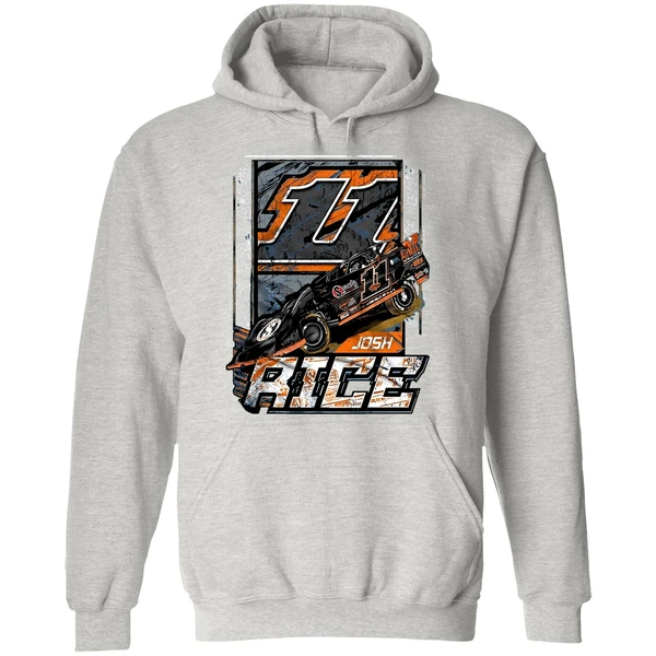 Josh Rice 11 High Speed Racing Hoodie - Image 9