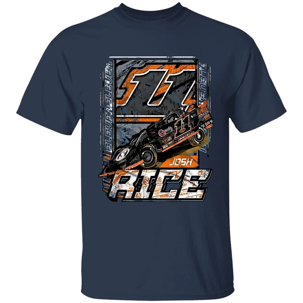 josh rice 11 high speed racing shirt navy