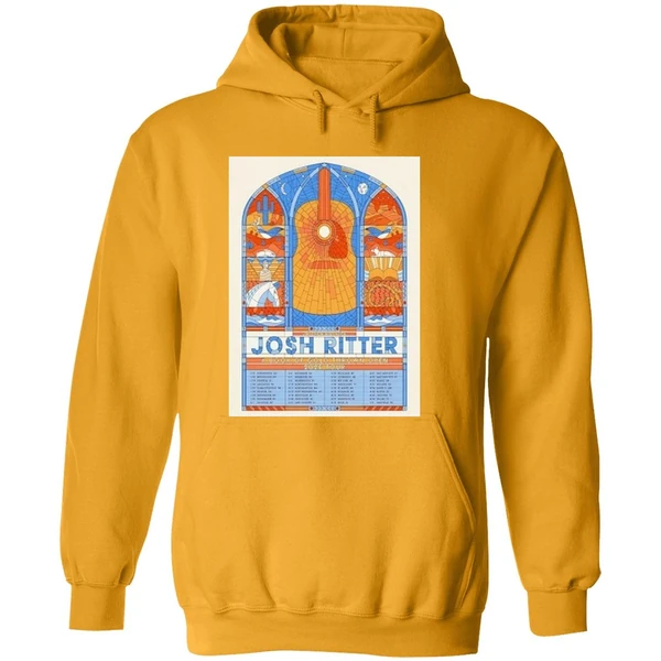 Josh Ritter 2026 A Book Of Gold Thrown Open Tour Poster Hoodie
