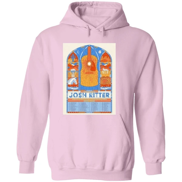 Josh Ritter 2026 A Book Of Gold Thrown Open Tour Poster Hoodie - Image 5