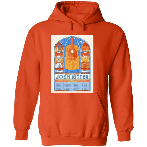 Josh Ritter 2026 A Book Of Gold Thrown Open Tour Poster Hoodie - Image 6