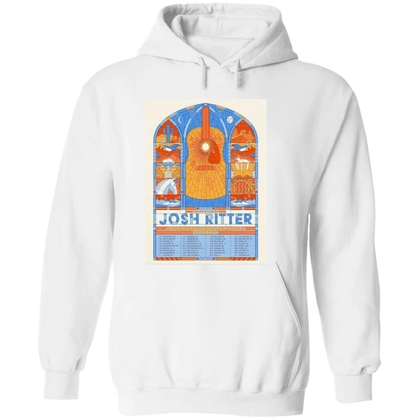 Josh Ritter 2026 A Book Of Gold Thrown Open Tour Poster Hoodie - Image 8