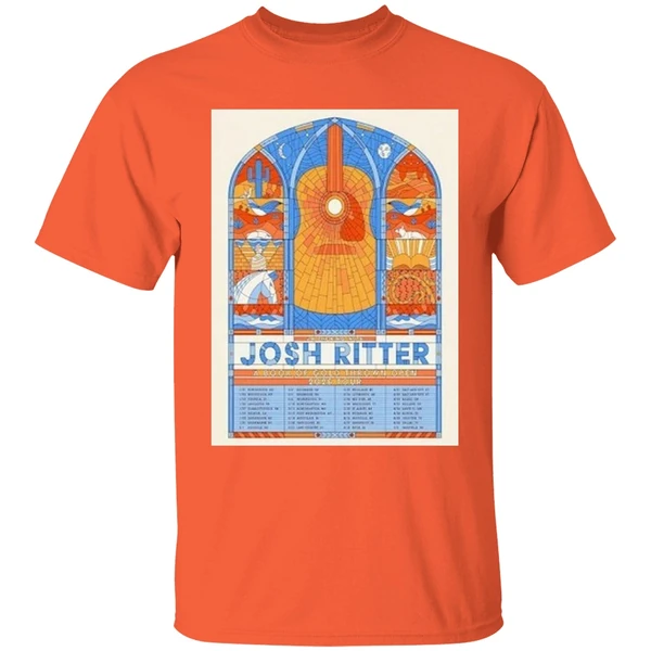 Josh Ritter 2026 A Book Of Gold Thrown Open Tour Poster Shirt - Image 5