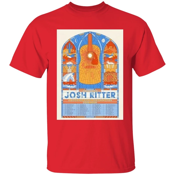 Josh Ritter 2026 A Book Of Gold Thrown Open Tour Poster Shirt - Image 6