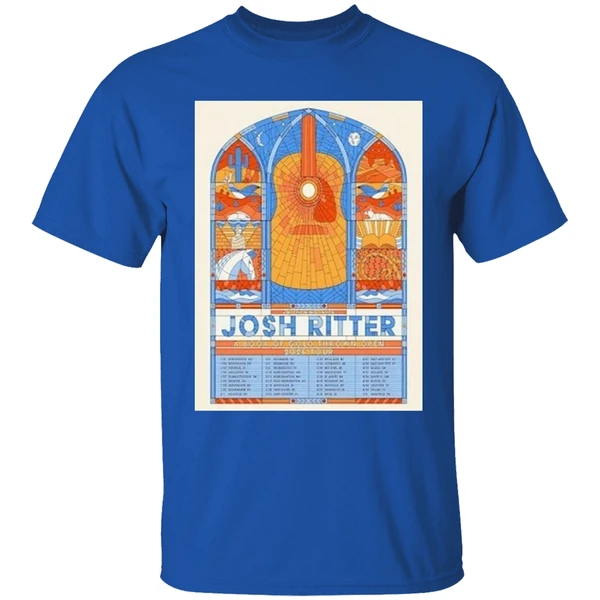 Josh Ritter 2026 A Book Of Gold Thrown Open Tour Poster Shirt - Image 7