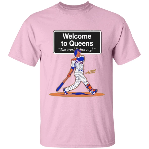 juan soto welcome to queens sign the worlds borough christmas shirt lightpink